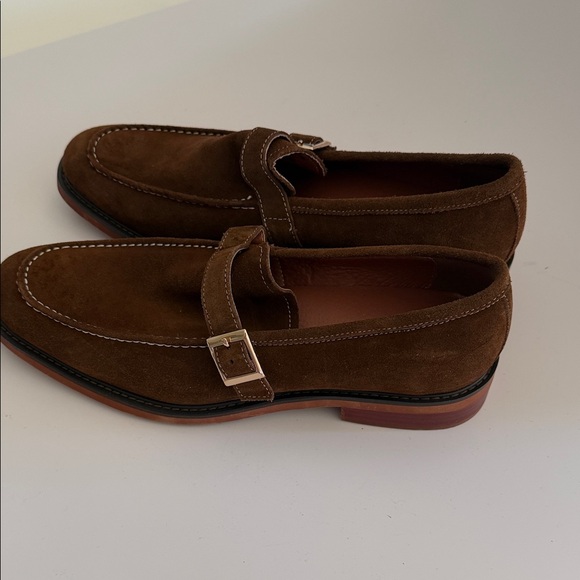 Vintage Foundry Men\'s Brown Suede Loafers Sz 10.  NWOB. Box28 main image 7